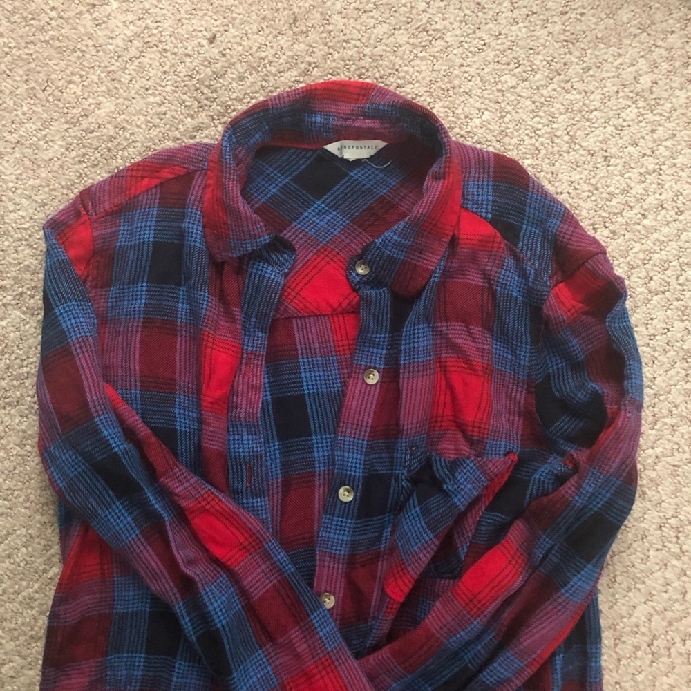Aeropostale thin flannel
